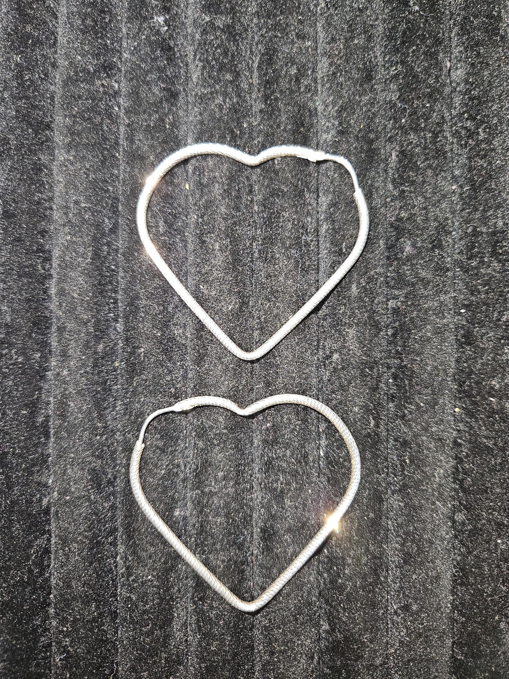 Italy 925S Heart Shaped Earrings